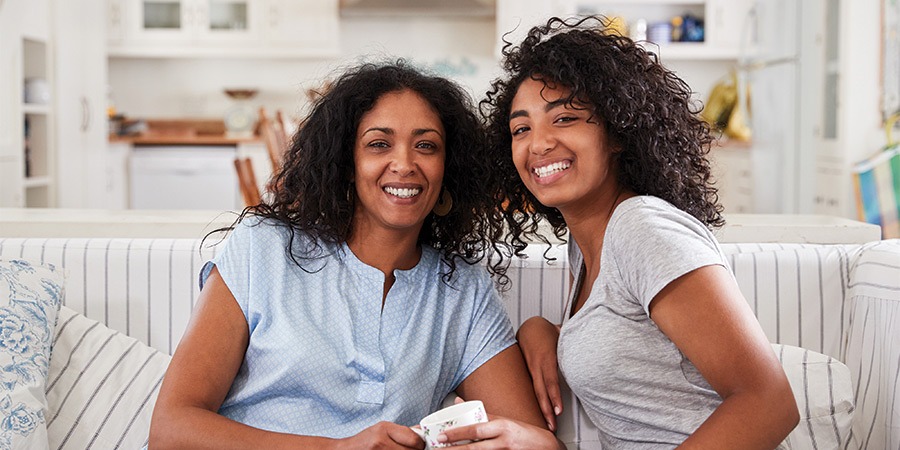mother and daughter