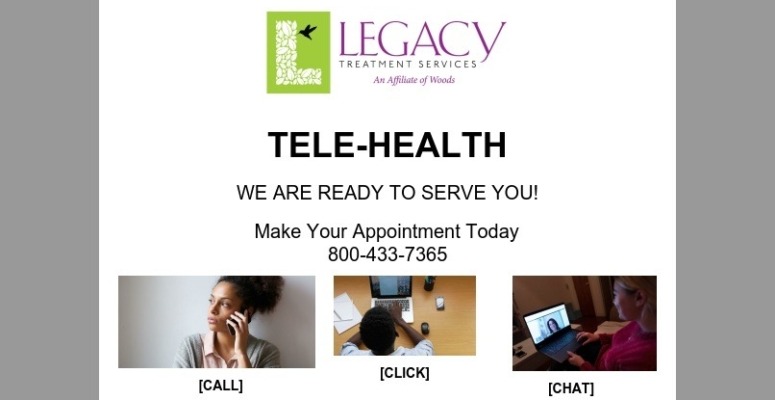 Legacy Outpatient Programs Open Through TELE-HEALTH